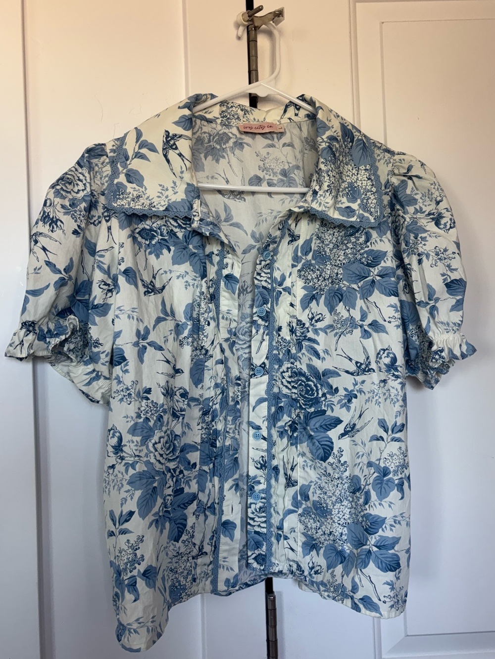Ivy City Co Puff Sleeve Button Down